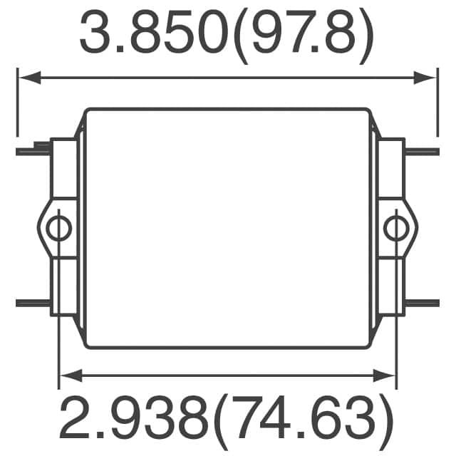 2-1609089-6 TE Connectivity Corcom Filters  Modules de filtrage de ligne électrique